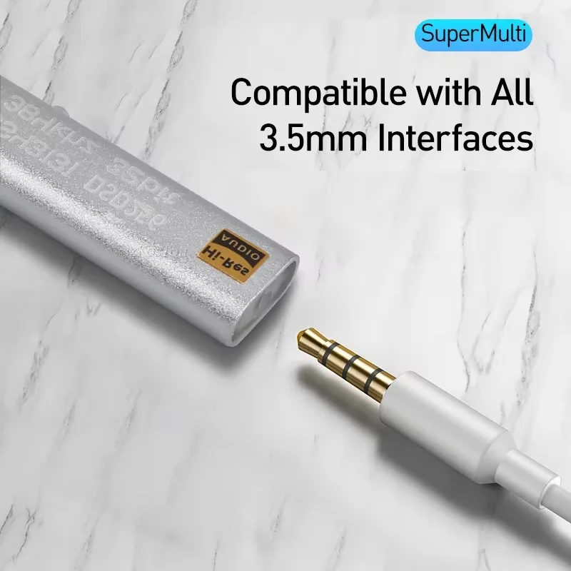 Amplificador de auriculares profesional CS43131 DSD256 Chip HiFi DAC interfaz de Audio USB tipo C a 3,5mm adaptador Amp para iOS PC Android - imagen 3