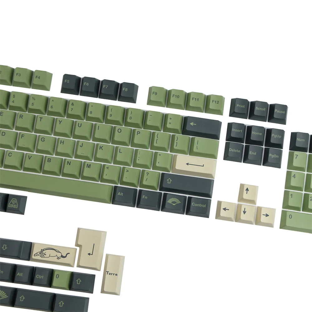 GMK Terra Keycap GMK Lshtar 142 teclas Cherry Profile ISO Enter Key 2U 2.25U 2.75U 3U 6.25U 7U barra espaciadora para teclado mecánico - imagen 4