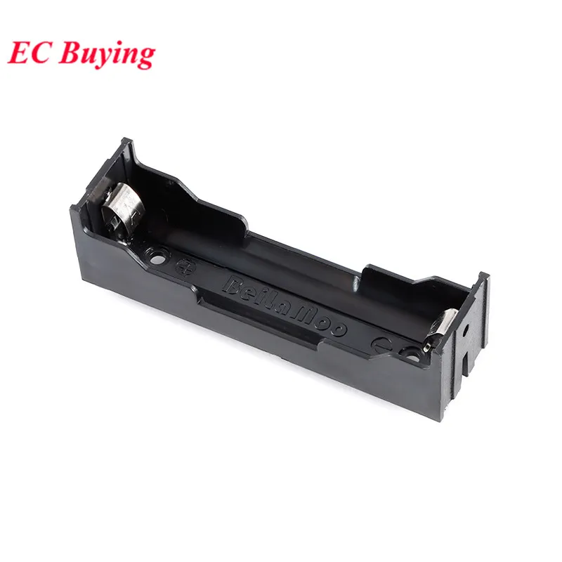 Nuevo DIY ABS 18650 fundas para banco de energía 1X 2X 3X 4X 18650 soporte de batería caja de almacenamiento 1 2 3 4 ranuras contenedor de baterías Pin duro - imagen 2