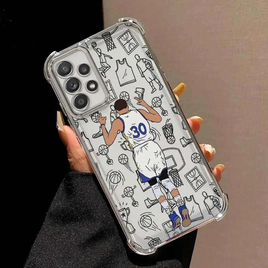 Funda deportiva de baloncesto de Anime para Samsung Galaxy A24 A25 A16 A15 A35 A36 A52 A17 A33 A13 A26 A21s, funda suave - imagen 2