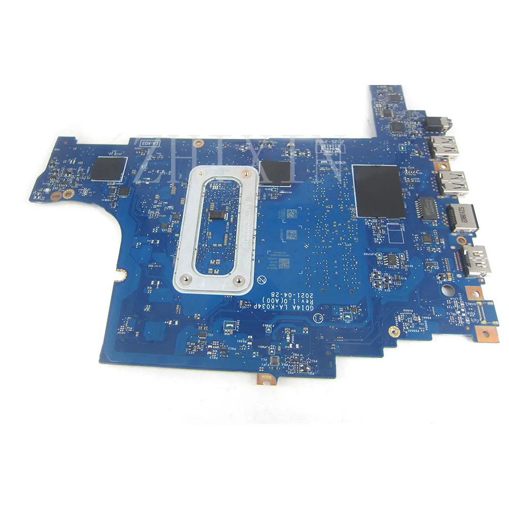 Para Dell Vostro 3400 3500 Inspiron 3501 placa base para ordenador portátil DDR4 con i3-1115G4 i5-1135G7 i7-1165G7 CPU GDI4A LA-K034P prueba completa - imagen 3