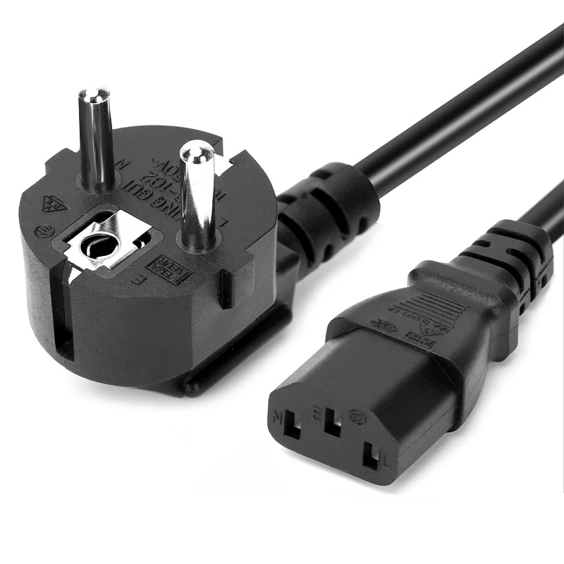 Cable Alimentación IEC C13 PC Monitor TV - imagen 3