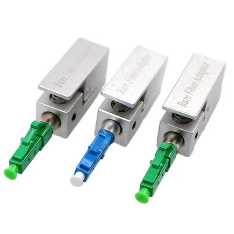 Adaptador OTDR Fibra Óptica Modo Único LC/UPC/APC Acoplador Cuadrado