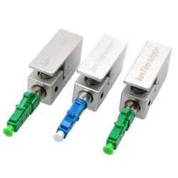 Adaptador OTDR Fibra Óptica Modo Único LC/UPC/APC Acoplador Cuadrado
