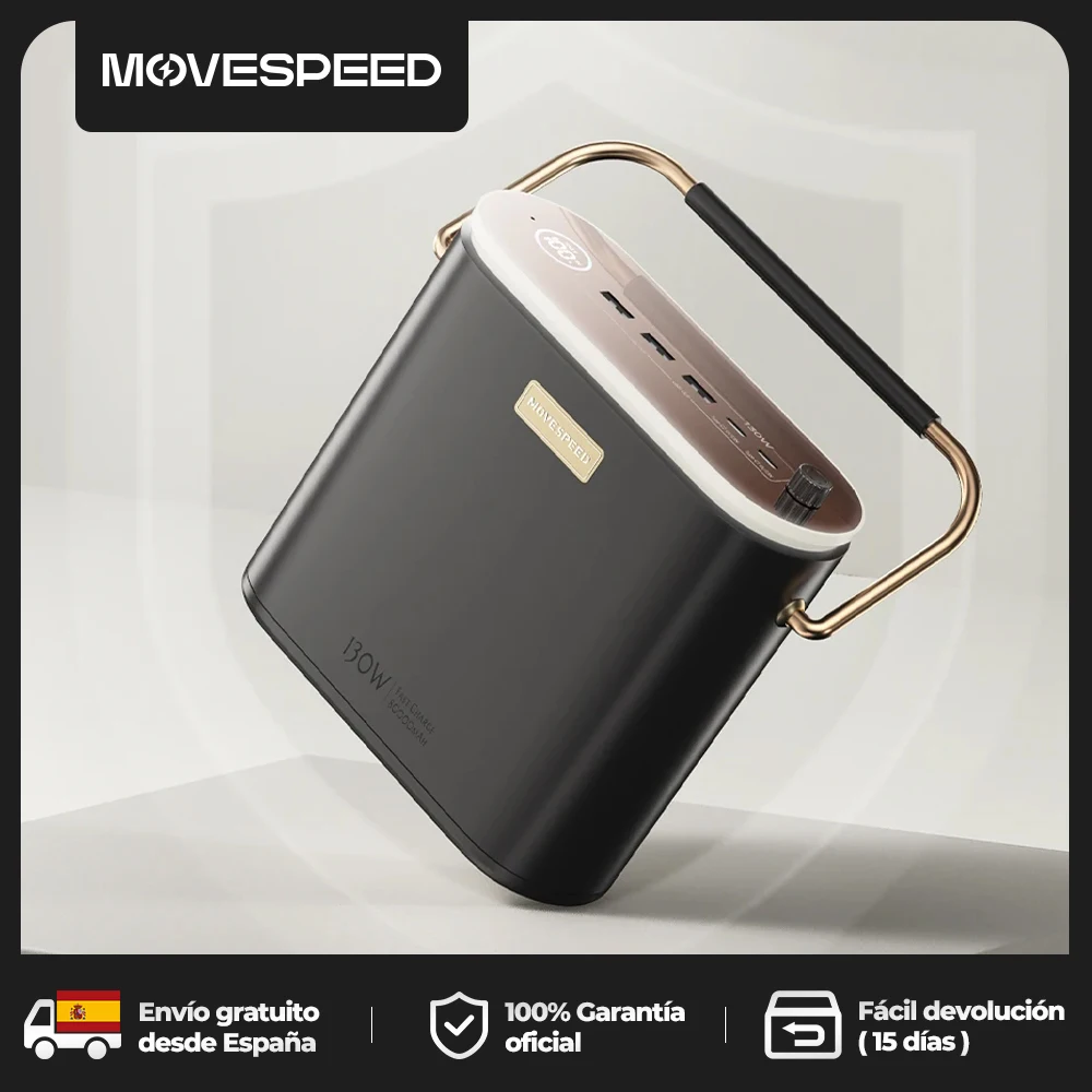 MOVESPEED S80 130W banco de energía 80000mAh carga rápida Powerbank fuente de alimentación portátil al aire libre para teléfonos portátil Drone cámara - imagen 2