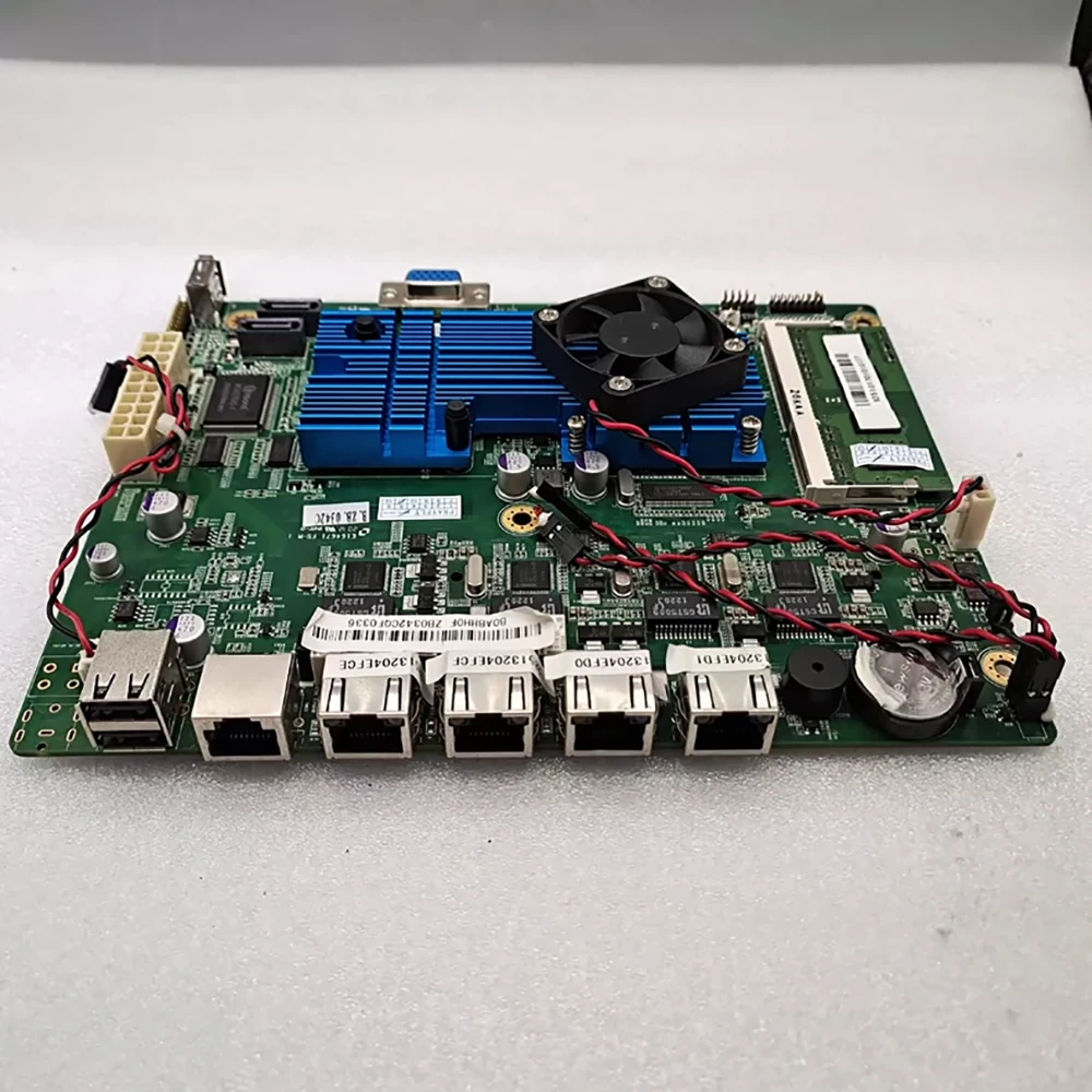 Placa base de enrutador suave gigabit de cuatro puertos PRA-NB-D425C-V8.2 - imagen 4