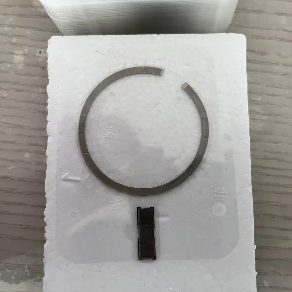 1 Uds 5 uds carcasa de cubierta trasera Magsafe anillo magnético cargador inalámbrico para iPhone 12 mini 13 Pro Max 14 15 Plus reparación - imagen 3