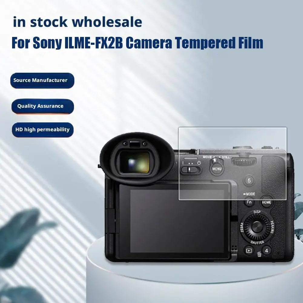 Protector de pantalla de vidrio templado para cámara sony ILME FX2B, película protectora de pantalla LCD, accesorio de cámara antiarañazos