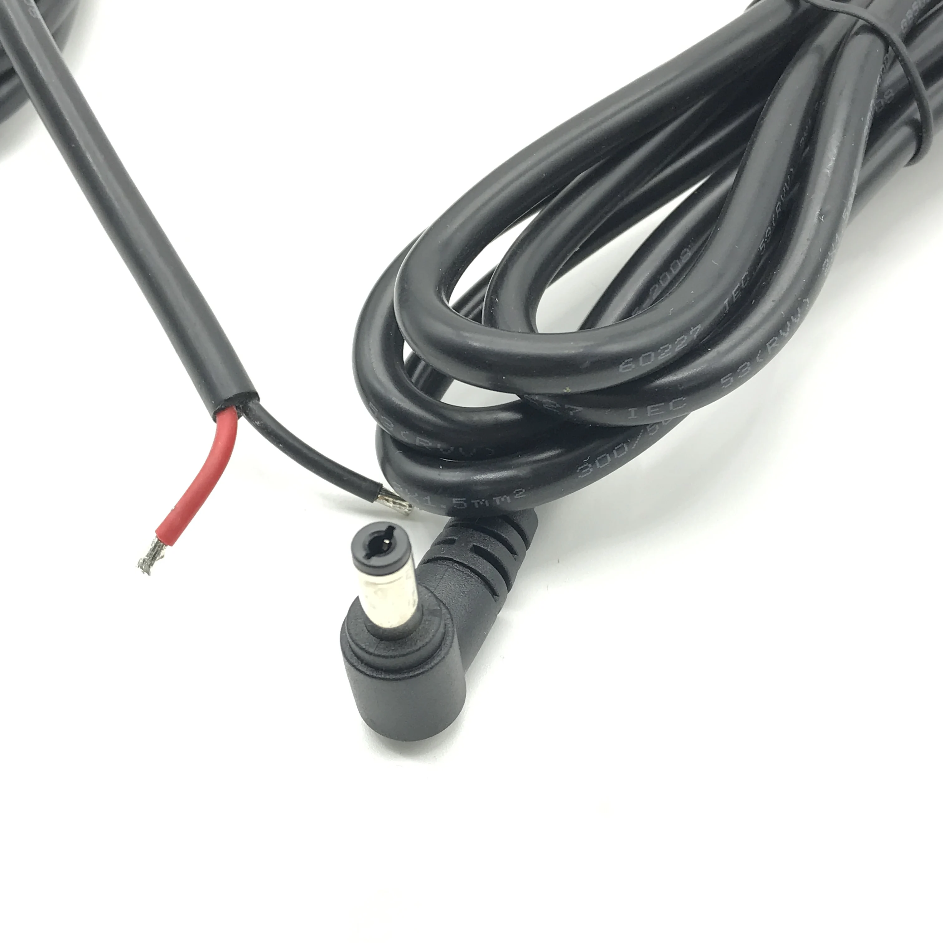 DC5.5 * 2,1 MM 2,5mm enchufe del cable de alimentación 14AWG 12V-24V 15A 180W Cable de alimentación de altura Eblow para adaptador de enchufe de alimentación de extensión 0,3 m 0,5 m 1,5 m - imagen 5