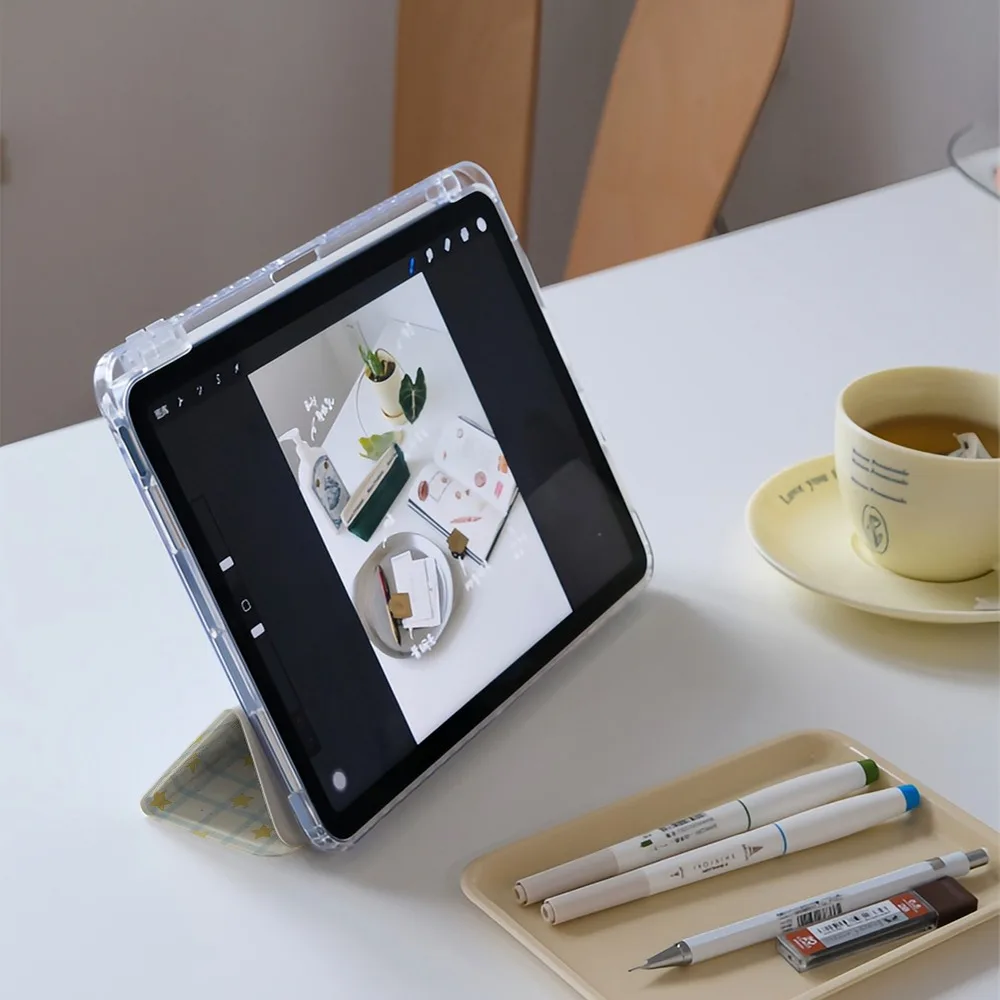 Funda para tableta triple de leopardo rosa para iPad pro10/11-In2020/6/7th /8th /Air 3rd/Air 4th/9thGen/Air5thGen2022/Air 11 - imagen 4