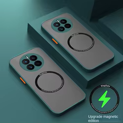 Funda dura de PC para OPPO Realme, carcasa trasera protectora magnética mate para OPPO Realme 12 Pro Plus