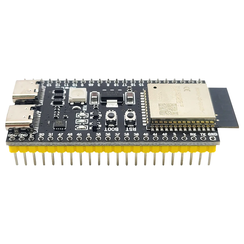 Placas de desarrollo ESP32 S3 con kit adaptador de expansión 2,4G Wifi BT módulo ESP32-S3WROOM1 N8R2 N16R8 44Pin tipo C ESP32-S3 - imagen 3