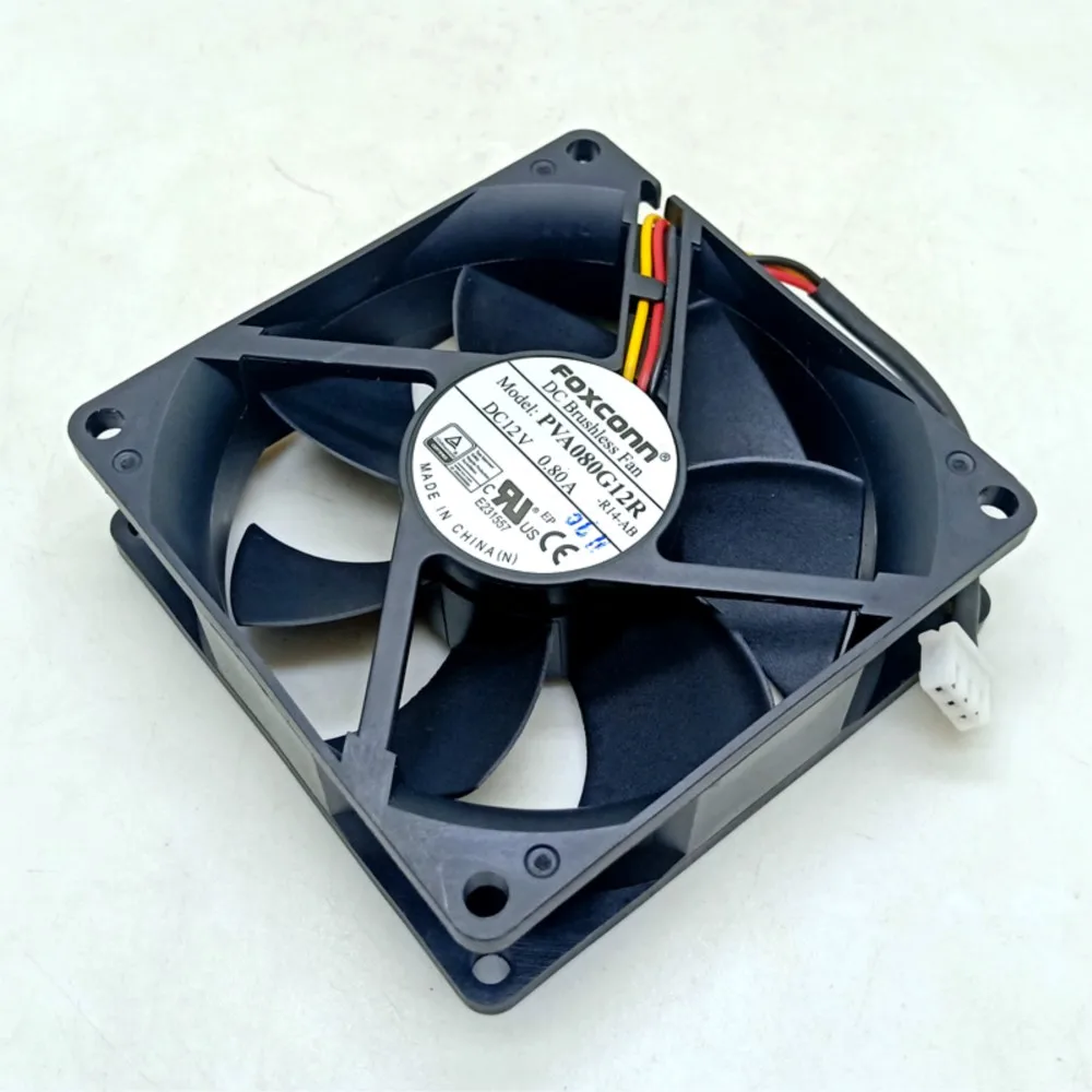 Ventilador Refrigeración Coche 12V 80mm Dual Ball Alta Velocidad - imagen 3