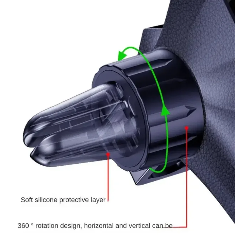Soporte Universal para teléfono móvil, soporte de montaje para salida de aire de coche por gravedad, soporte para teléfono móvil, soporte GPS para IPhone Xiaomi - imagen 5