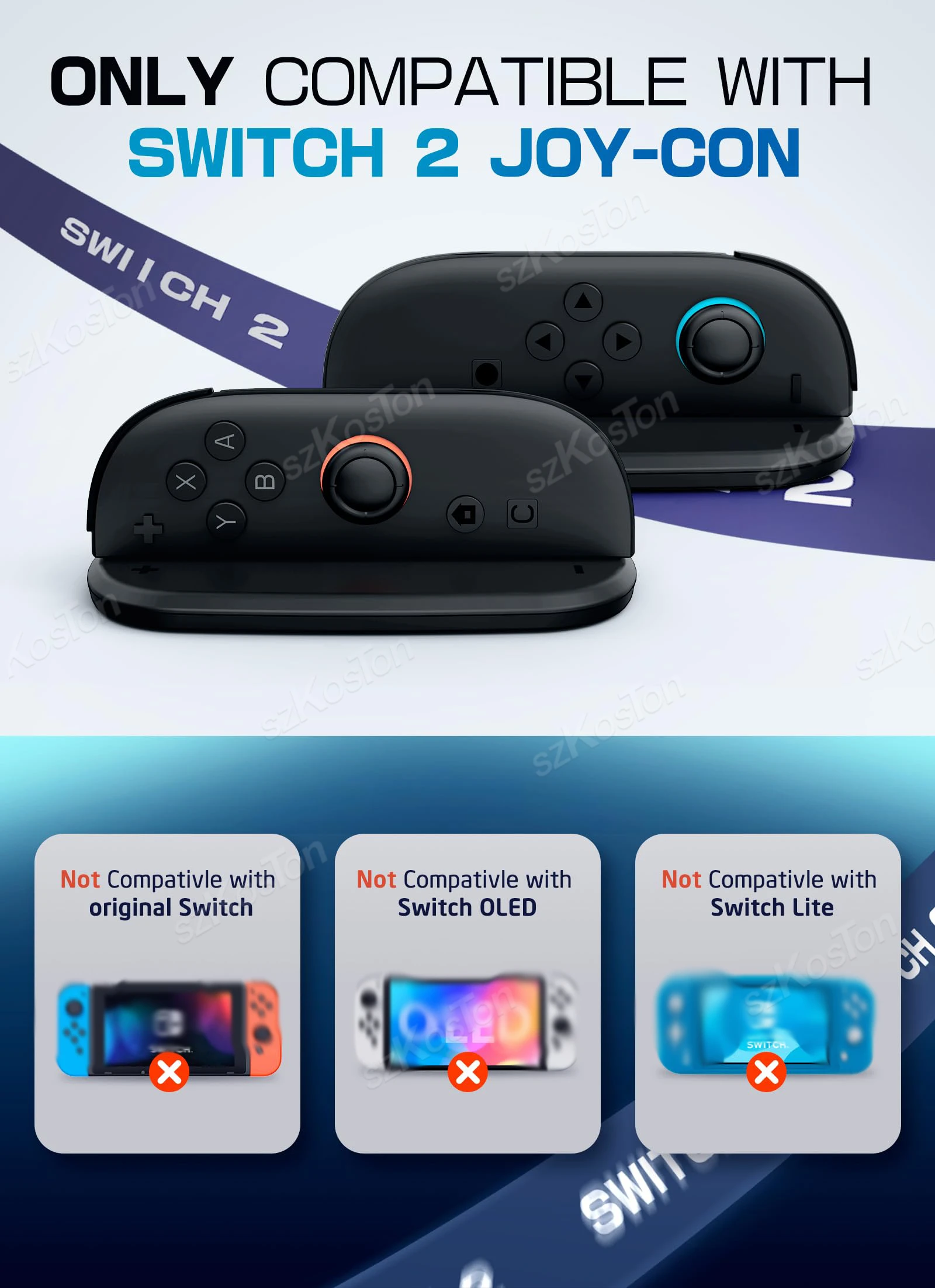 Para Switch 2 Joy Con controlador de juegos Mini ratones portátiles juegos de disparos adaptador de agarre de ratón agarre de ratón para accesorios Switch2 - imagen 2