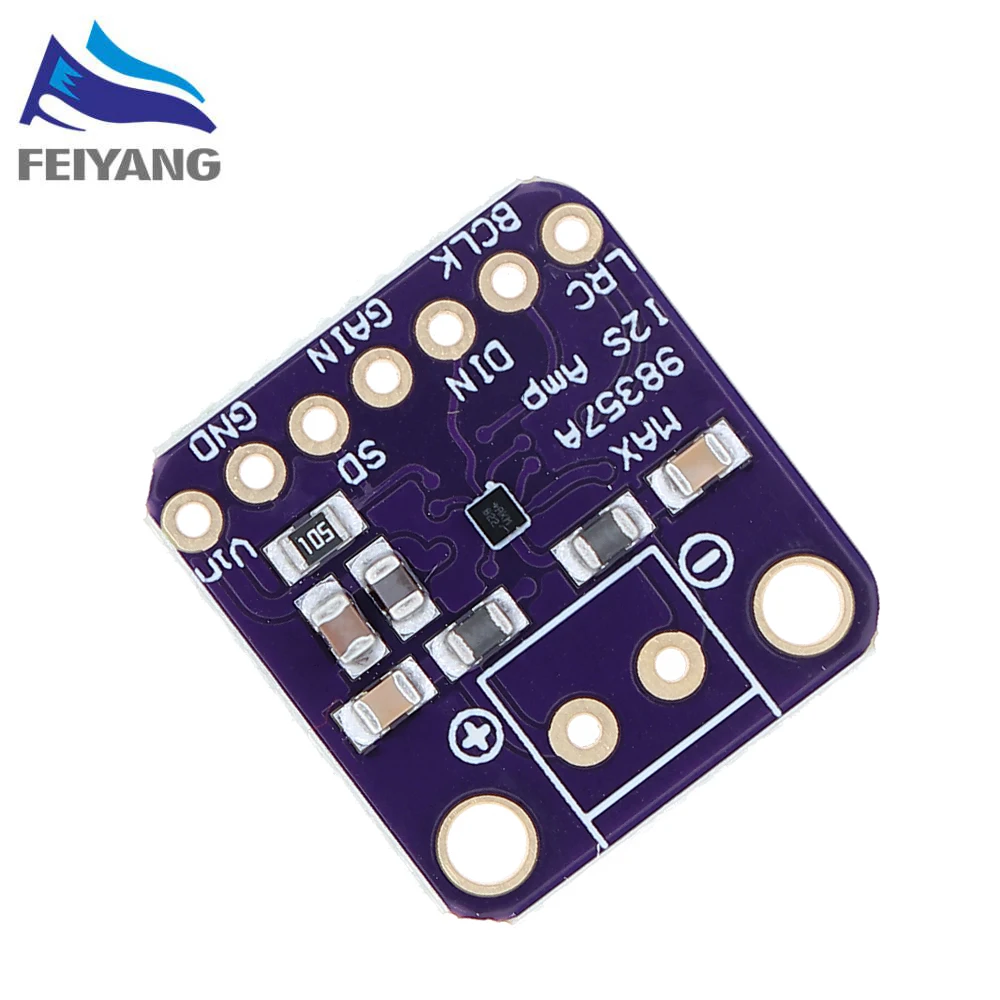 Max98357 I2S 3W amplificador Clase D interfaz de ruptura módulo decodificador Dac placa de Audio sin filtro para Raspberry Pi Esp32 - imagen 5
