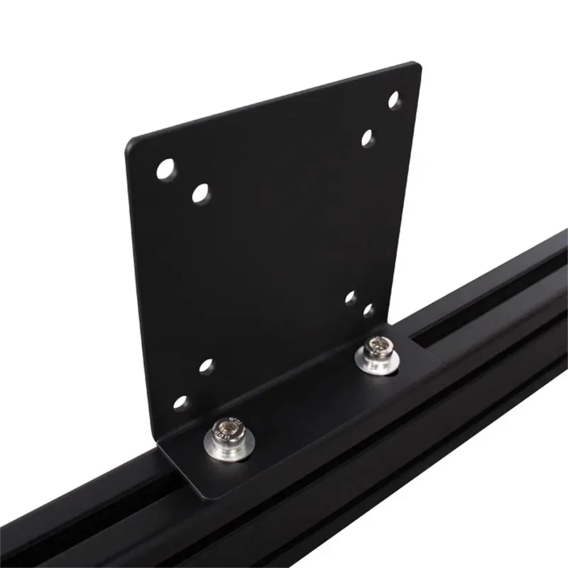 Soporte de perfil de aluminio, instalación de pantalla LCD, placa adaptadora fija, pantalla de arco para juego de carreras de simulación