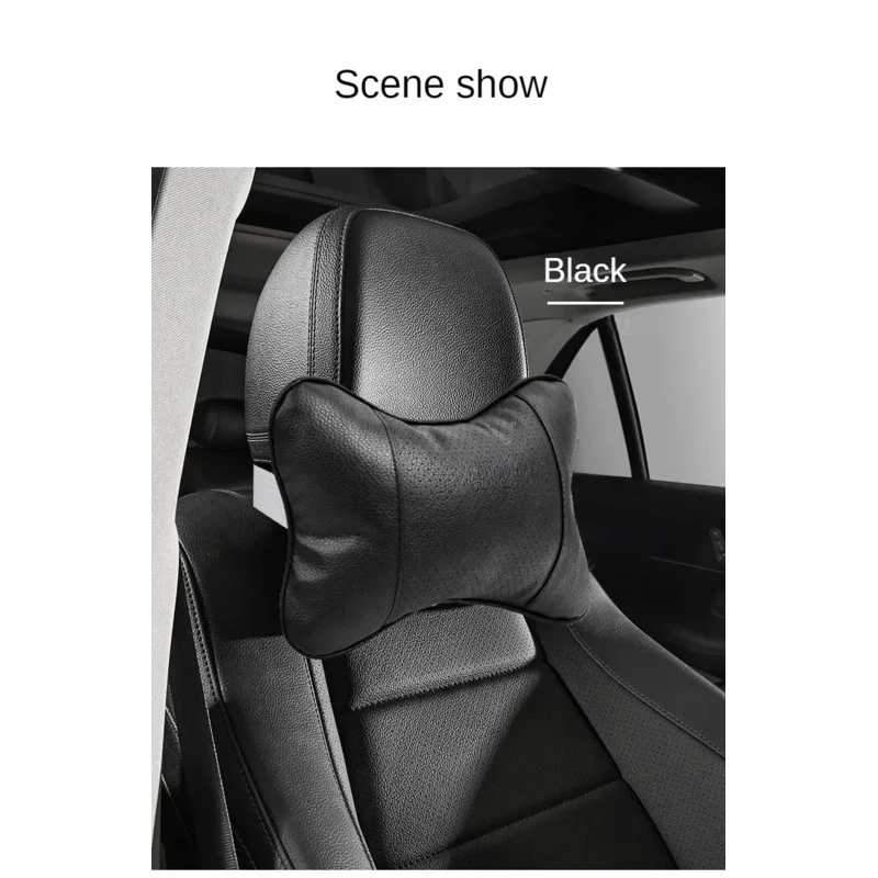 Reposacabezas de asiento de coche, reposacabezas de seguridad para coche, reposacabezas, almohada relajante, cojín, almohada protectora de cuello para asiento de coche de malla transpirable - imagen 5