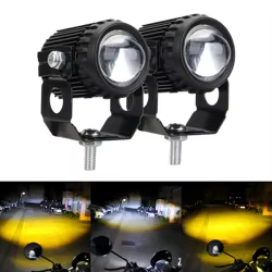 Foco LED Moto Bicolor Haz Alto y Bajo con Función Antiniebla