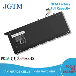 Batería Dell PW23Y para XPS 13 9360, 60 Wh, original