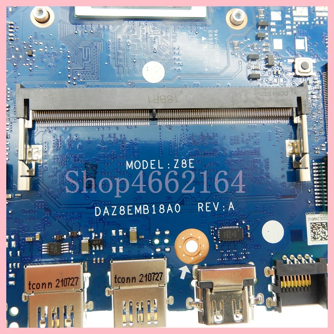 DAZ8EMB18A0 con CPU A3020E/R3-3250U 0GB/4GB-RAM placa base para ACER Aspire EX215-22 A314-23 A315-23 A515-46 placa base para ordenador portátil - imagen 5