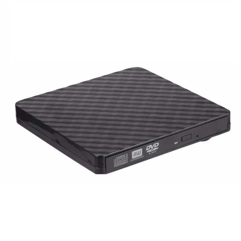 Reproductor portátil USB 3.0 externo CD/DVD ROM CD RW, grabadora de unidad óptica para ordenador portátil, PC, negro y blanco - imagen 4