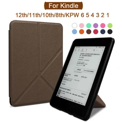 Funda para Kindle con soporte plegable y protección antirrayas