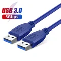 Blue USB male-male