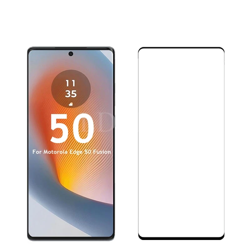 4 Uds para Motorola Edge 50 Fusion Glass Moto Edge 50 Fusion vidrio templado HD Protector de pantalla película Moto Edge 50 Fusion Glass - imagen 2