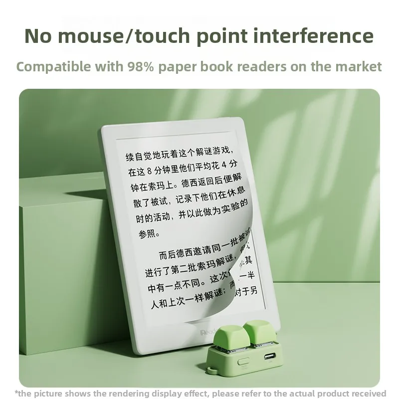 HanLinYue Free2 Mini teclado de dos teclas Bluetooth teclado portátil E-book página Turner RGB intercambio en caliente para tableta/teléfono/lector regalos - imagen 2