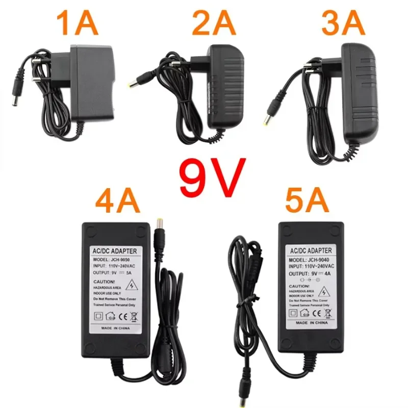 Adaptador de corriente conmutada de 9V AC-DC 220V a 9V 1A 2A 3A 4A 5A Cargador de fuente de alimentación universal - imagen 2