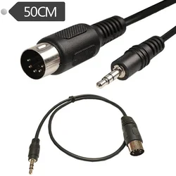 Cable Aux 3.5mm Macho a MIDI DIN 5 Hembra - Conexión Audio Micrófono