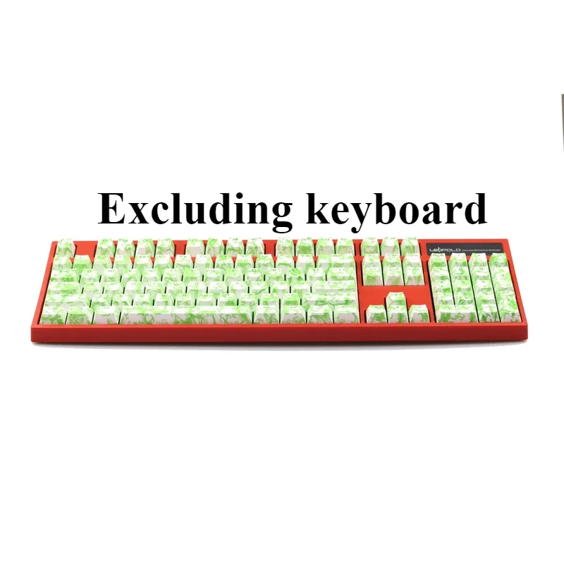 greenand wite keycap