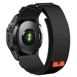 Correa de nailon QuickFit para deportes al aire libre, 22mm, 26mm, para Garmin Fenix 7X 6X Pro 5X Plus/TACTIX 7Pro/Enduro 2/Instinct 2X