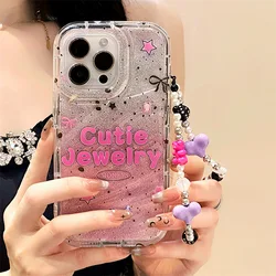 Funda de teléfono de lujo para iPhone 11 13 16 Pro Max 14 15 12 XR X XS 7 8 Plus SE 16promax 15promax Funda transparente de TPU suave