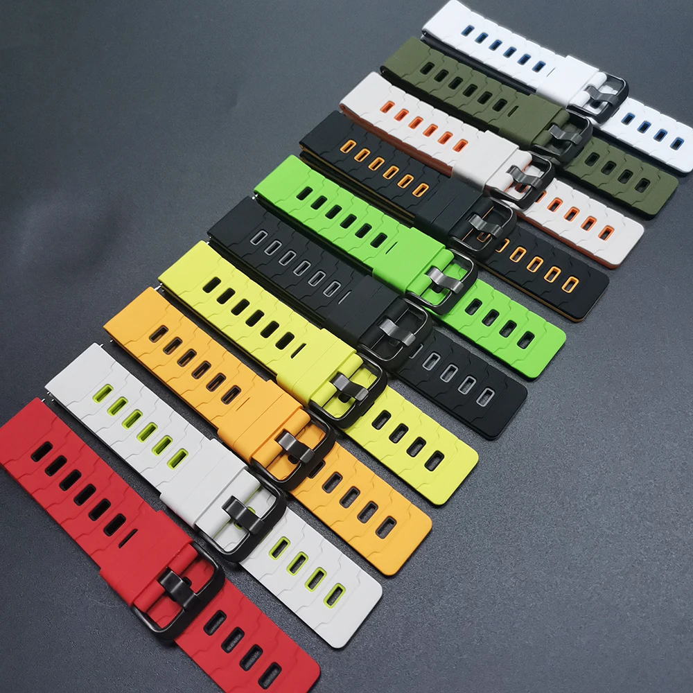 Para Realme correa de reloj 22mm pulsera de repuesto de silicona para Realme Watch S 2 3 Correa suave Watch S 2 3 Pro pulseras deportivas - imagen 2