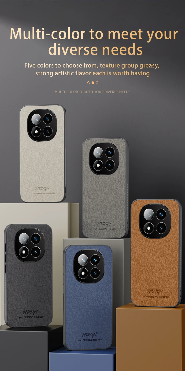 Para Xiaomi POCO X7 funda suave PU piel imán funda protectora trasera para Xiaomi POCO X7 5G funda completa carcasa de teléfono - imagen 3