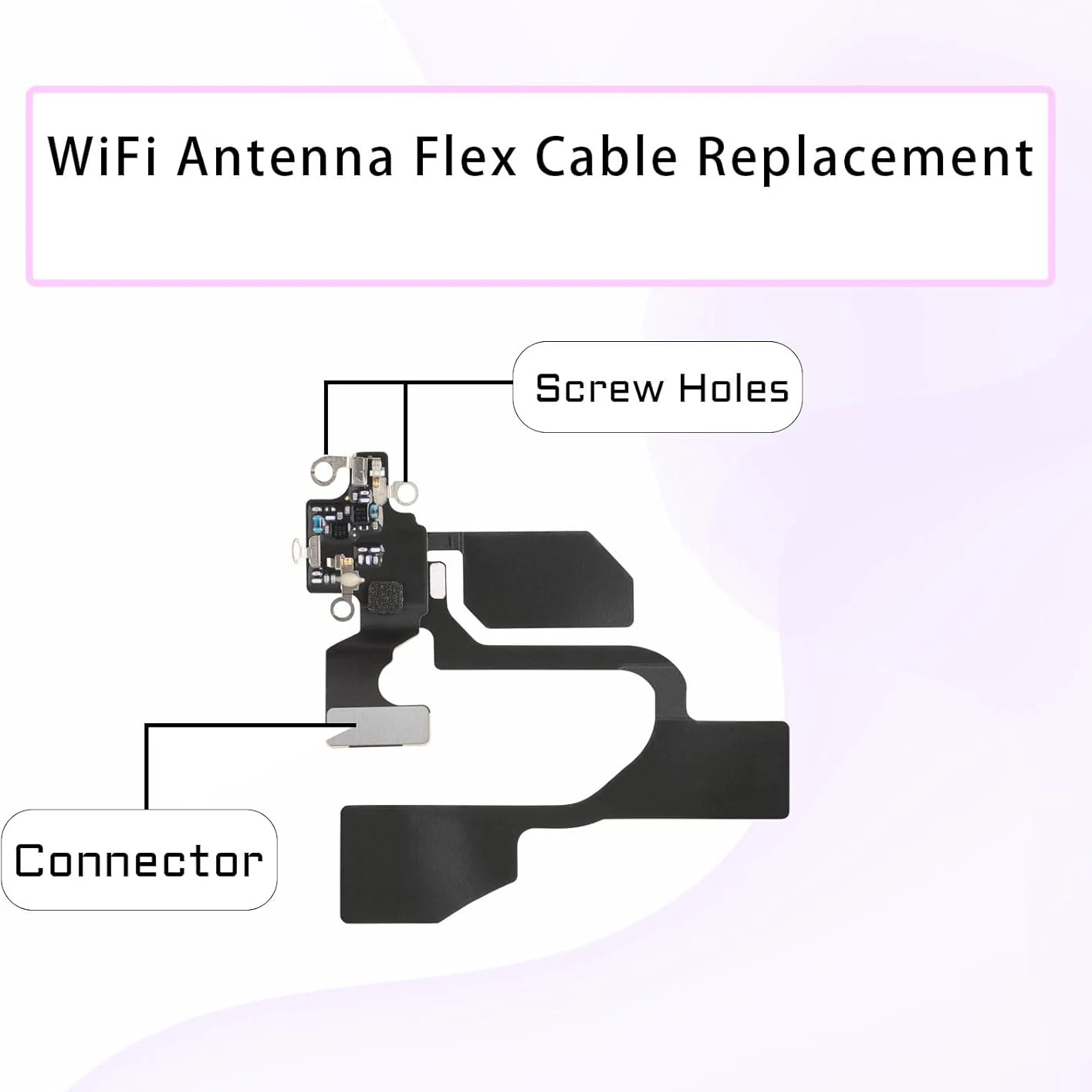 Cable flexible de señal de antena WiFi para reemplazo de iPhone 12 Mini Pro Max - imagen 2