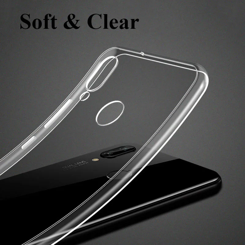 Para Huawei Honor 8C Honor 8X funda delgada transparente TPU silicona transparente funda suave para Huawei Honor 8X 8C fundas de teléfono - imagen 5
