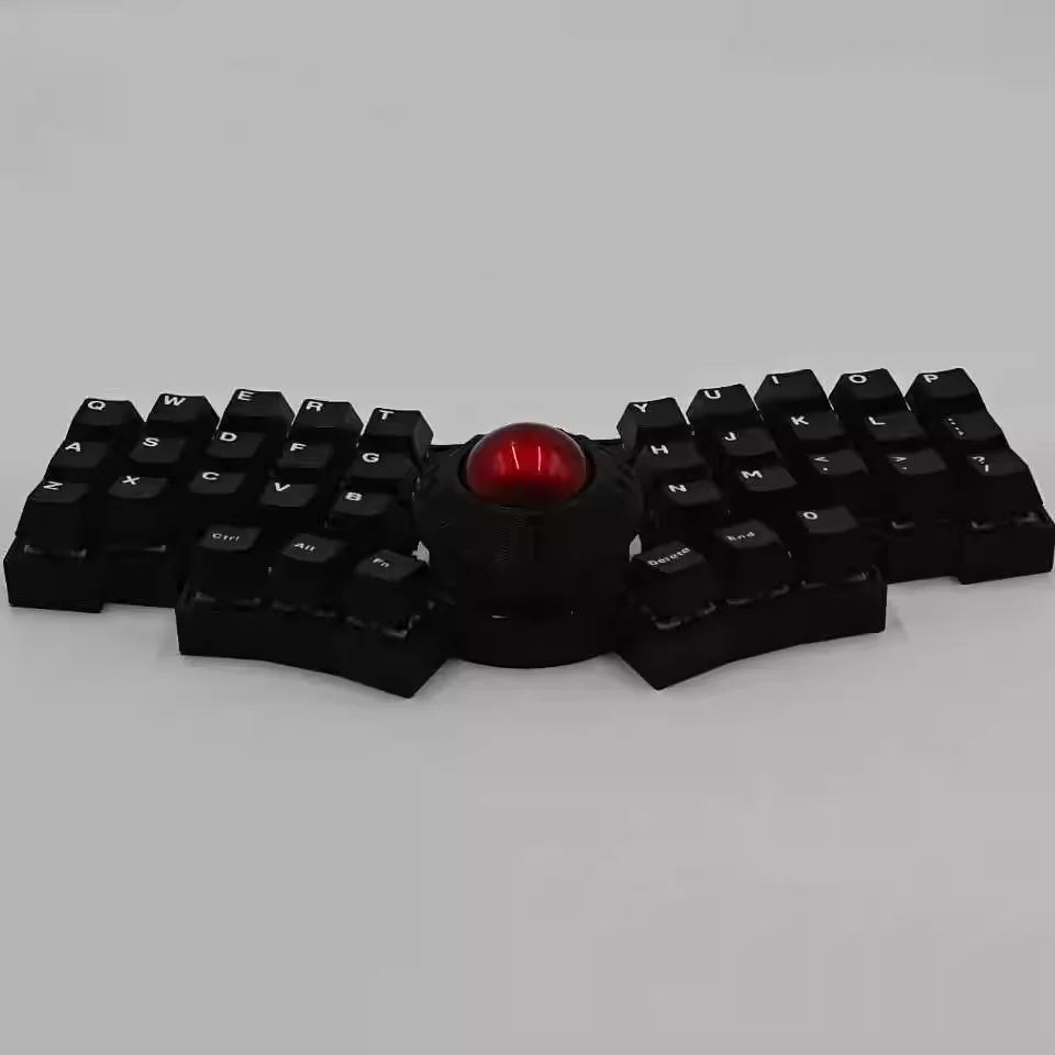 Kit de teclado con cable Trackball C35 Ball con Oled Rp2040, compatible con Vial, teclado mecánico, iluminación de matriz Rgb, 10 capas - imagen 5