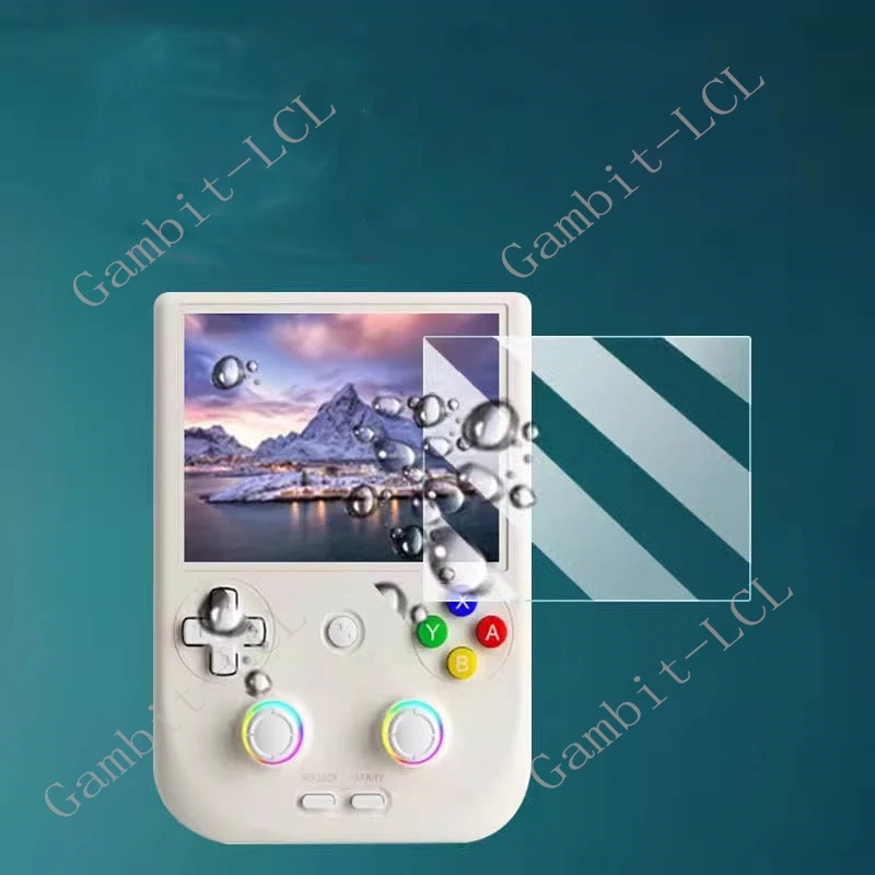 3 uds 9H HD vidrio templado para consola Anbernic RG406V Coopreme AnbernicRG406V RG405V RG 406V película protectora de pantalla para juegos - imagen 4