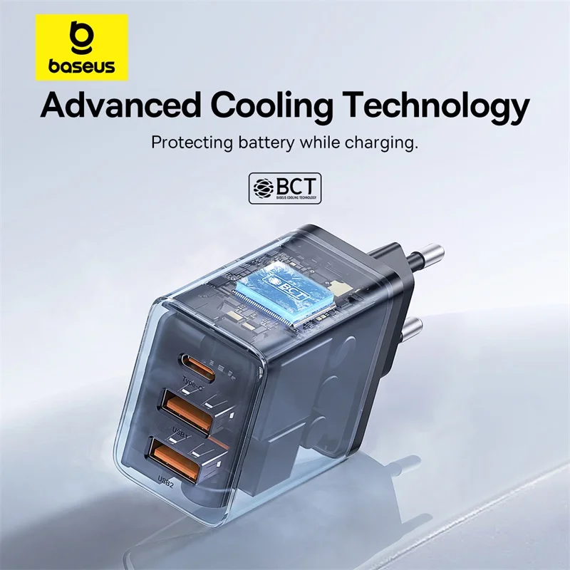 Cargador Baseus 30W USB-C PD 3.0 – Carga Rápida iPhone/Android - imagen 5