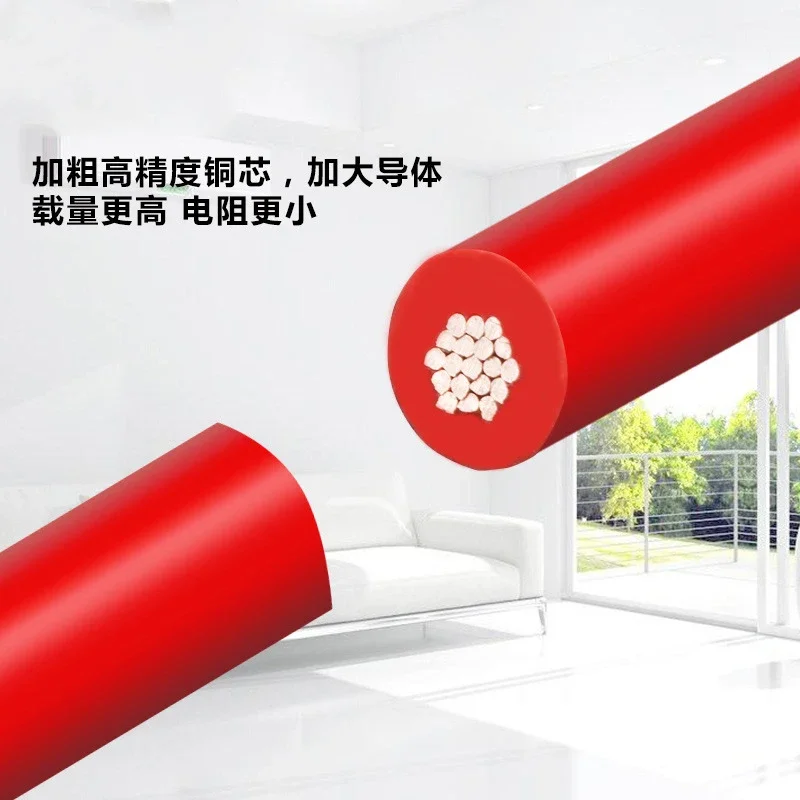 Cables digitales BVR 10 Cable cuadrado para mejoras en el hogar Cable flexible multihebra de un solo núcleo - imagen 5