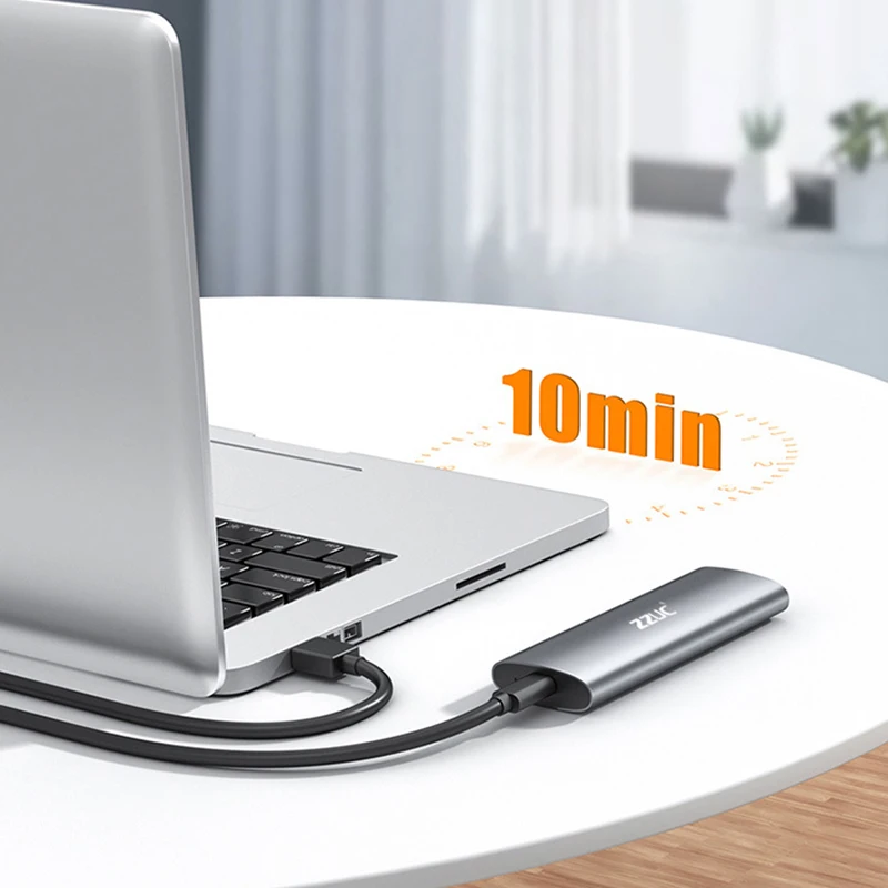UTHAI Caja SSD Externa M.2 NVMe USB‑C con Disipador de Aluminio - imagen 4
