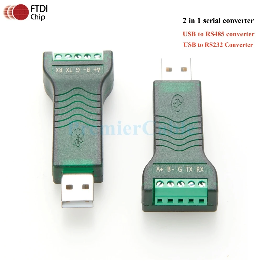 Convertidor USB a TTL/RS485/RS232/RS422 con chip ftdi ft232, convertidor de puerto USB a serie de grado Industrial con terminales - imagen 2