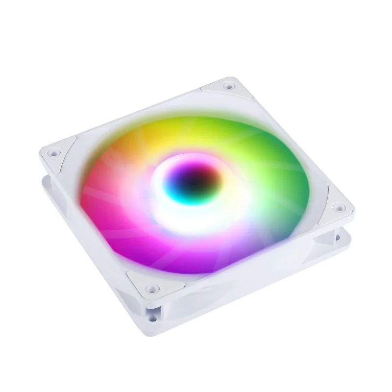 Argb-Ventilador de refrigeración de chasis sincrónico Shenguang, Ventilador de carcasa de PC, 120mm, Control inteligente de temperatura, 5V, 3 pines, silencioso para escritorio - imagen 5