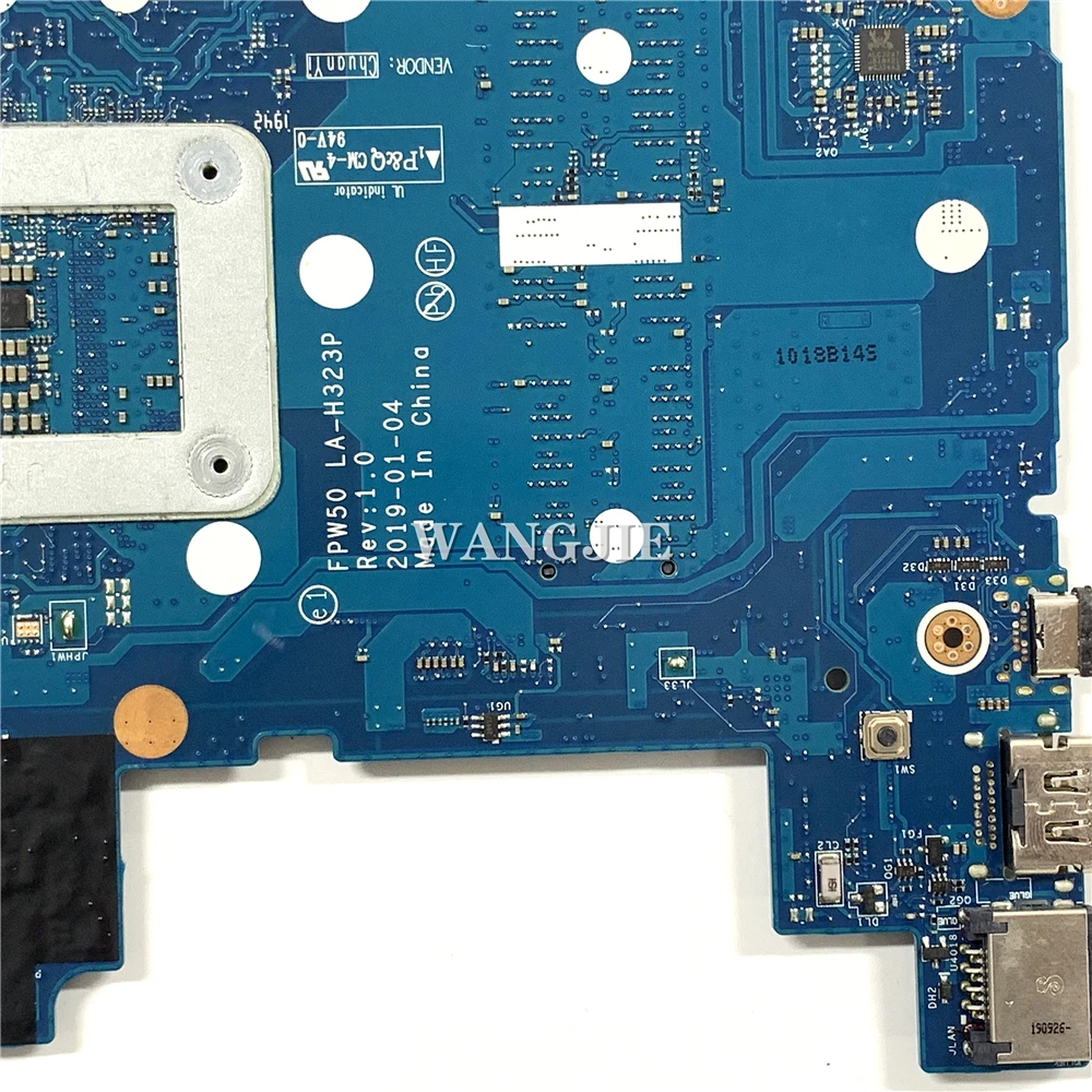 Para HP 15-DW 15S-DU placa base de computadora portátil FPW50 LA-H323P L51985-601 L51987-601 W/i7-8565U 100% en funcionamiento - imagen 5