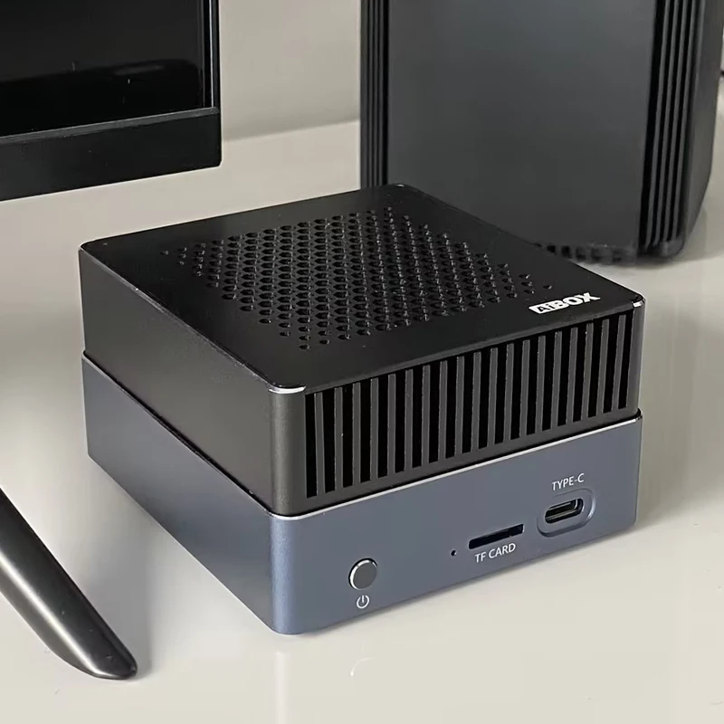 AIBOX-1684X AI Computación de borde de PC integrada Análisis de vídeo 32T Modelo grande Deepseek Privatización Despliegue SDK doméstico - imagen 4