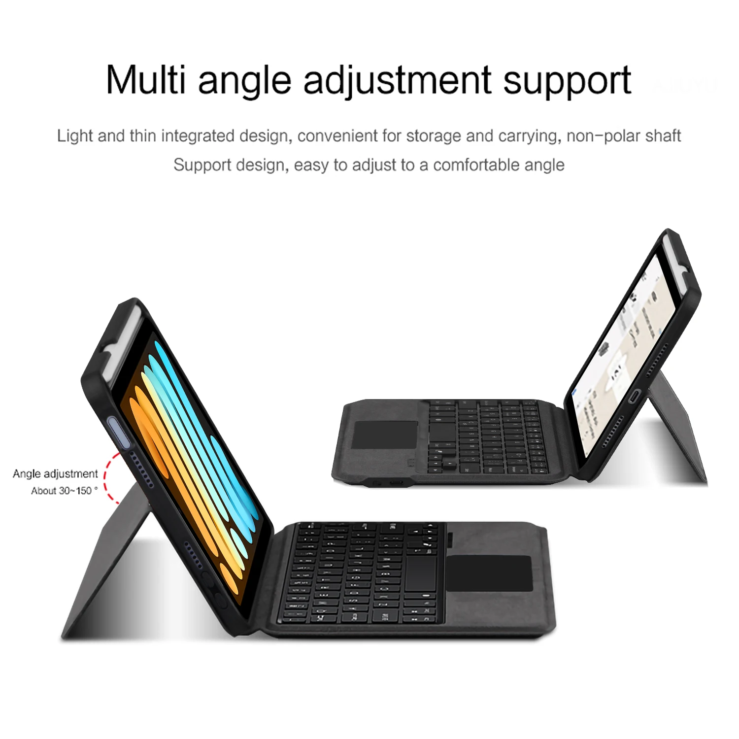 Funda con teclado mágico HUWEI para iPad Mini 7 2024 A17 pro 8,3 "Mini 6 5 4 funda con teclado para iPad Mini 7a 6a 5a 4a generación - imagen 3