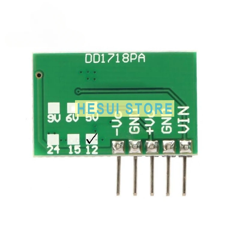 Módulo DD1718PA VIN3-18V VOUT ± 5V ±6V±9V ±12V ±15V±24 Módulo de refuerzo de potencia CC Placa de módulo de refuerzo conector PinHeader soldado - imagen 4